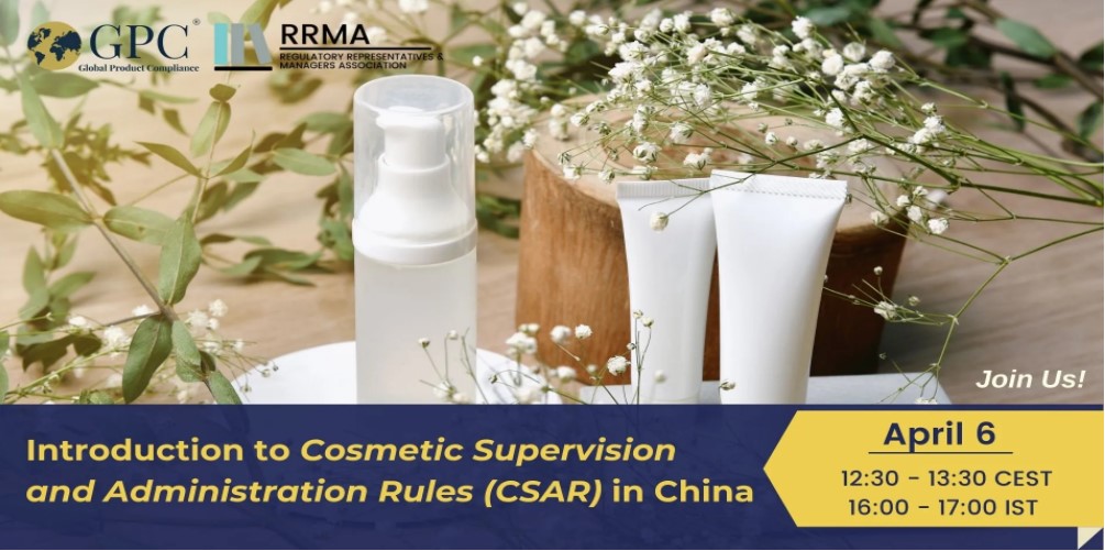 Introduction to Cosmetic Supervision and Administration Rules [CSAR] in China